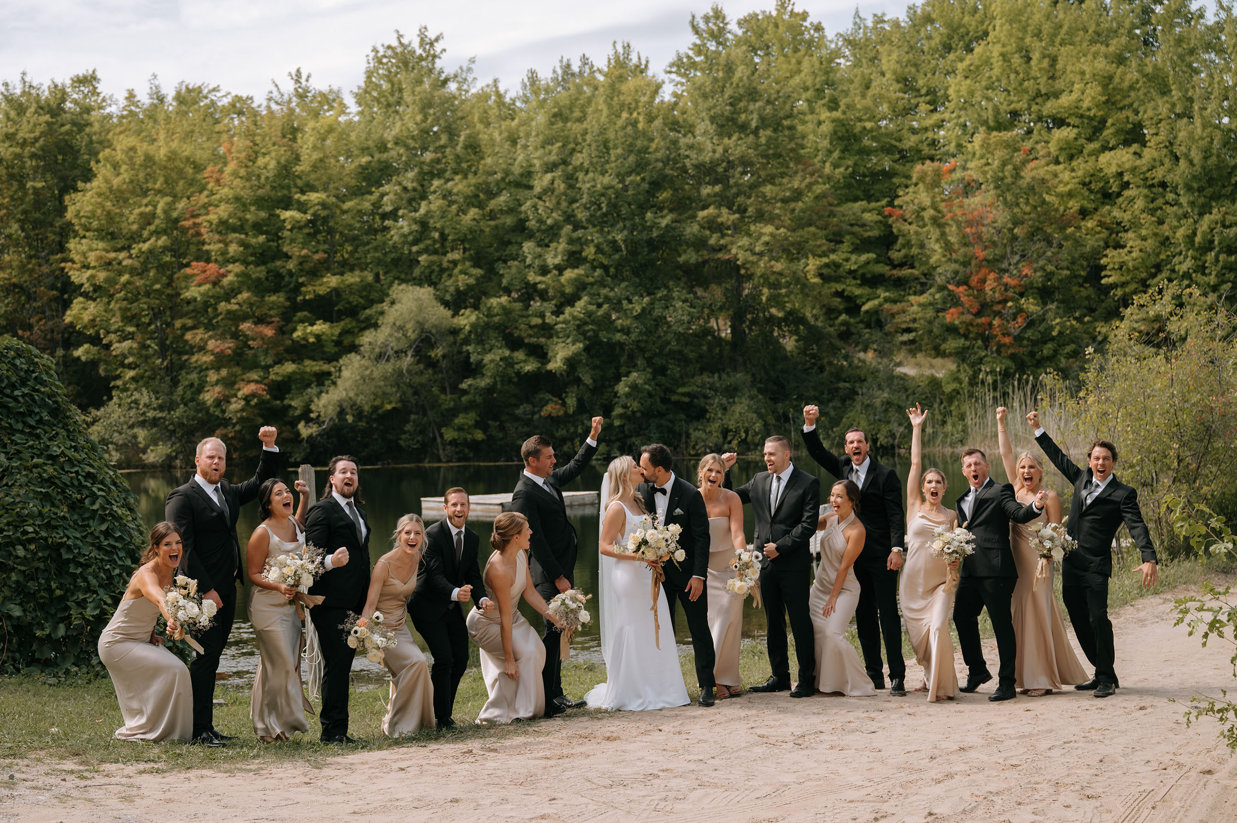 The Little Pond at Bay View Weddings at Gallagher Farms