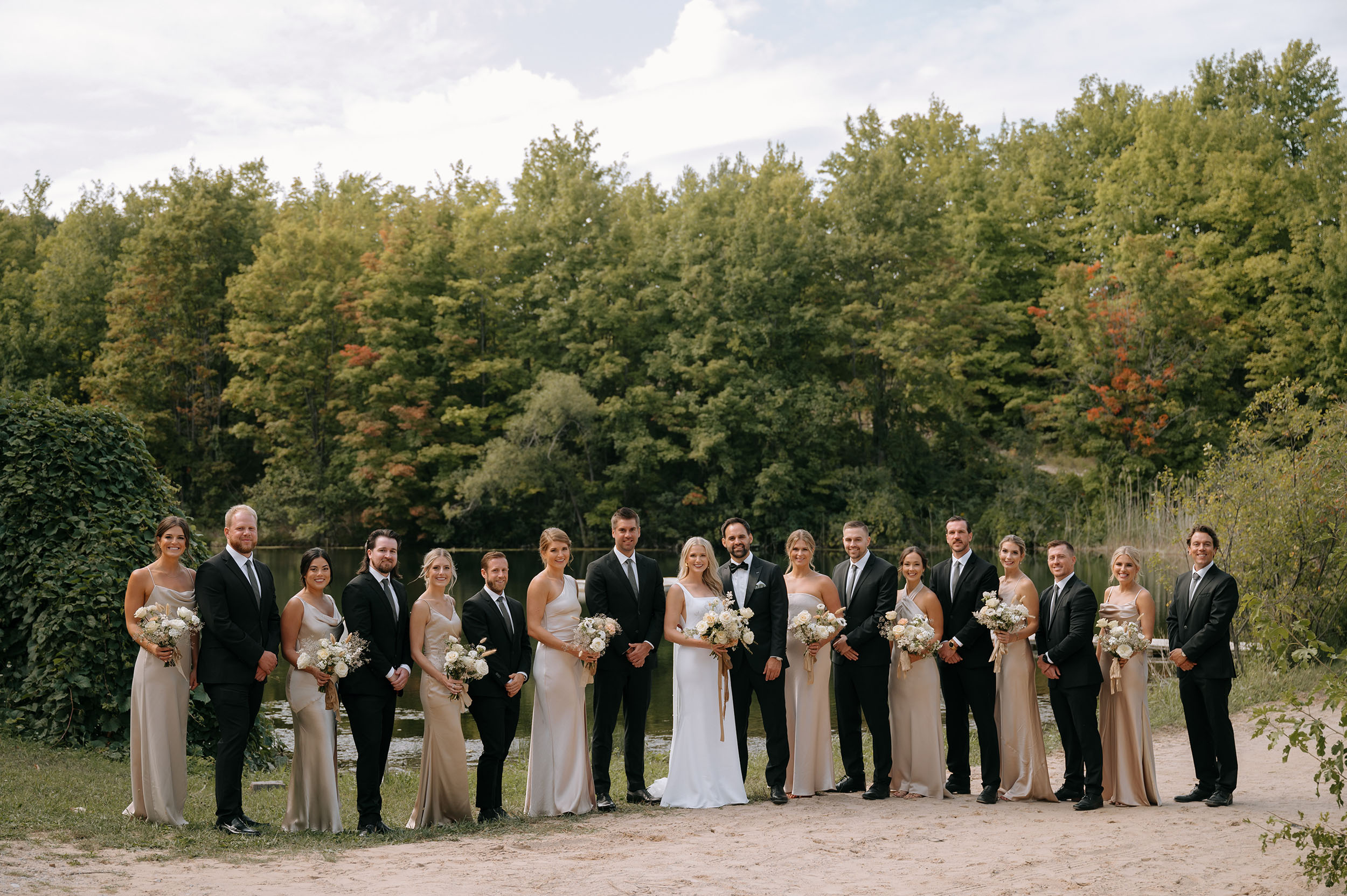 The Little Pond at Bay View Weddings at Gallagher Farms