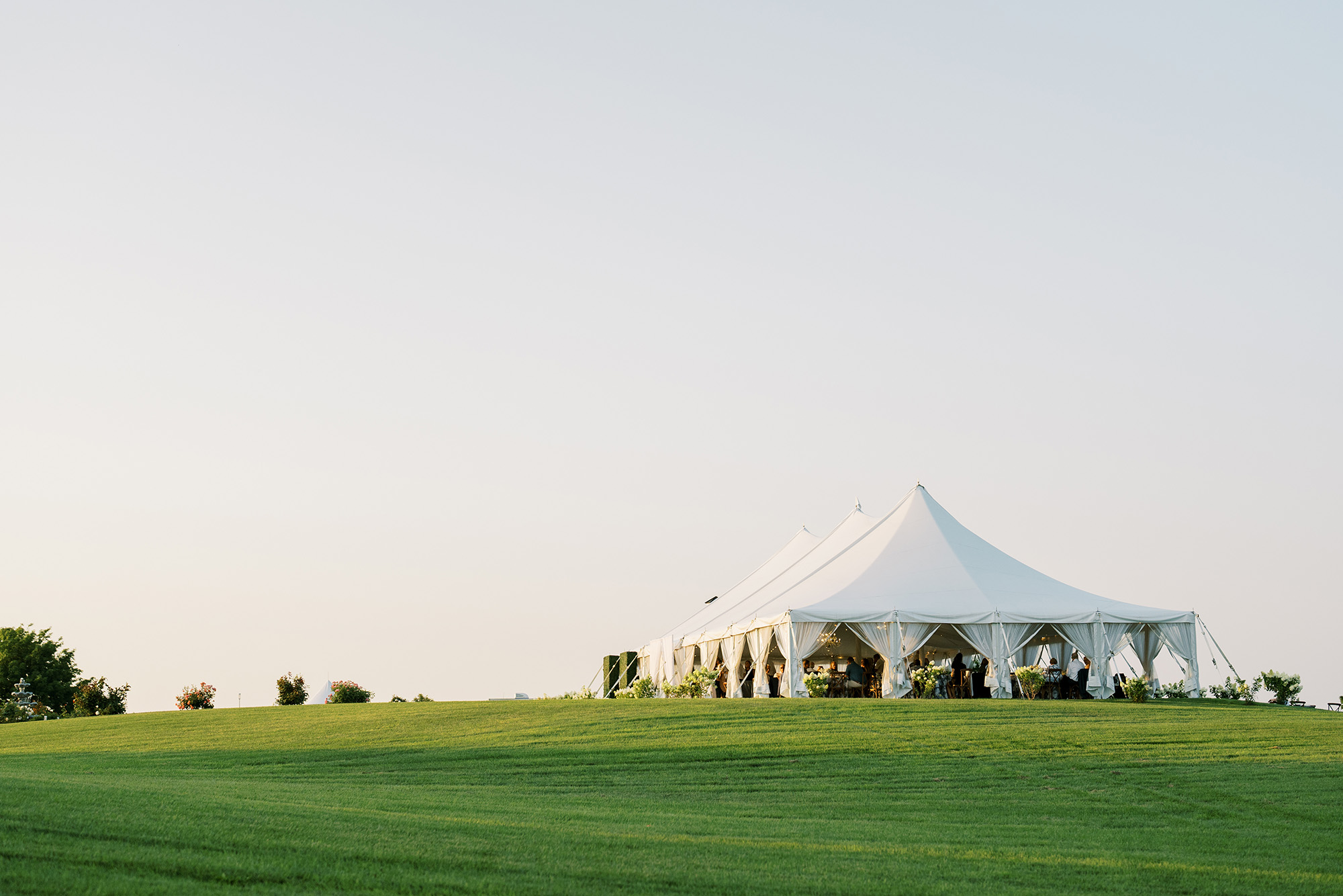 tent at bay view weddings